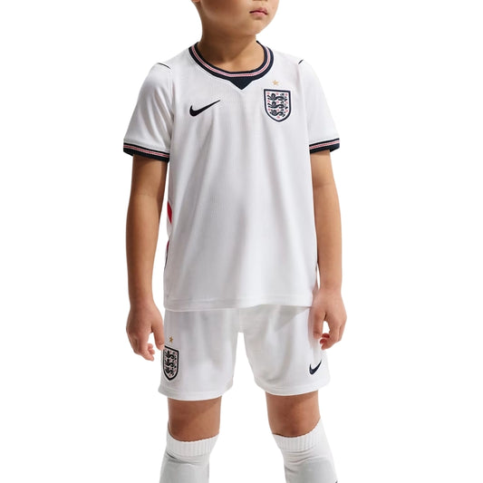 England Kid's Home Jersey Kit - Jersey+Shorts 2026 World Cup