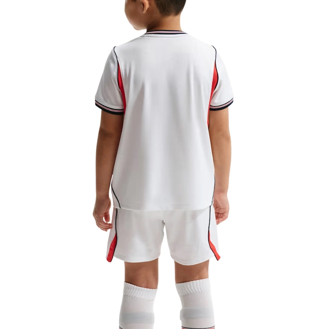 Conjunto de camiseta y pantalón corto de la selección inglesa para niños - Mundial 2026