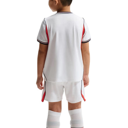 Conjunto de camiseta y pantalón corto de la selección inglesa para niños - Mundial 2026