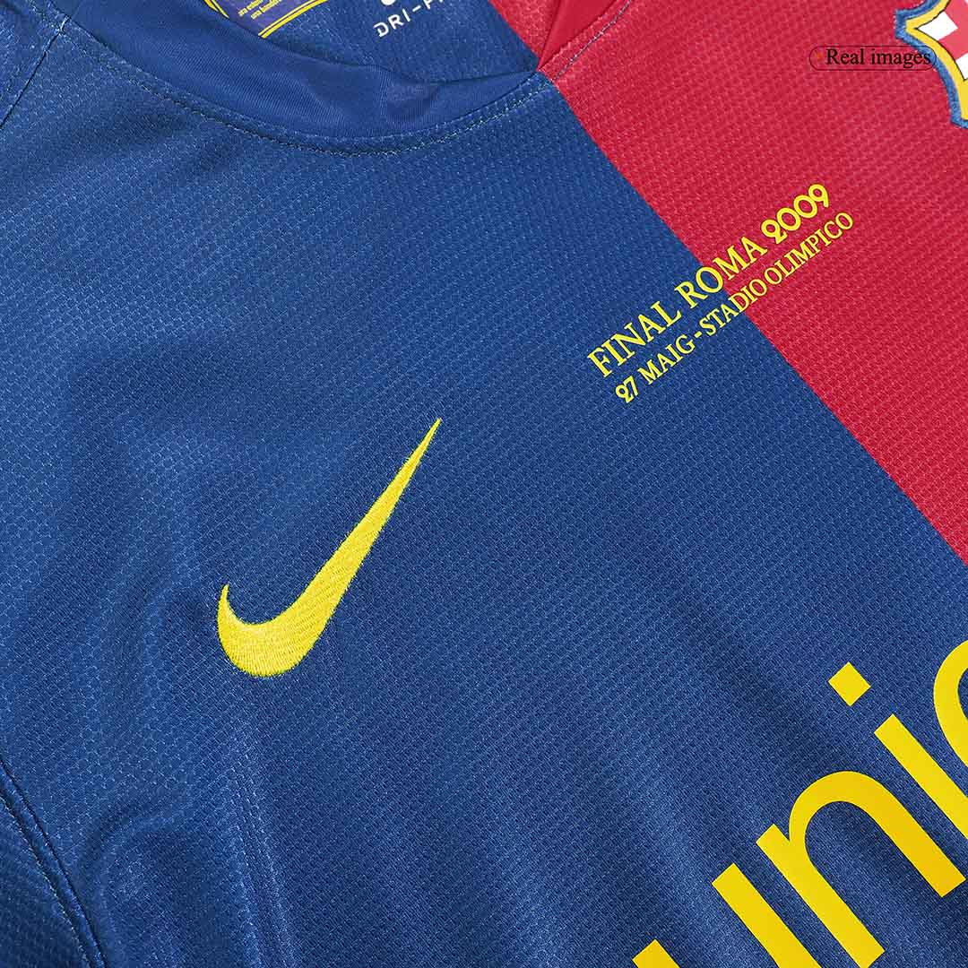 Camiseta retro del Barcelona de Messi, número 10, temporada 2008/09 - Champions League