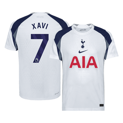 Camiseta de fútbol de XAVI #7 Tottenham Hotspur, versión jugador local, temporada 2025/26