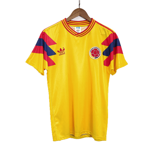 Camiseta retro de fútbol de Colombia de 1990