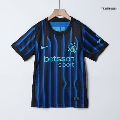 Equipación infantil del Inter de Milán (camiseta + pantalón corto) 2025-26