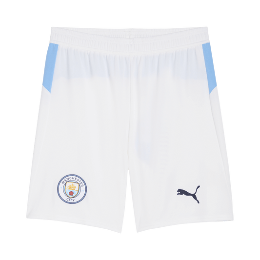 Short de football domicile Manchester City 25/26 blanc