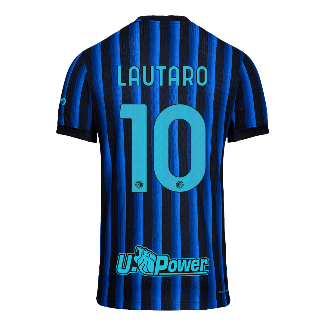 Camiseta de fútbol LAUTARO #10 Inter de Milán, versión jugador local, temporada 2025/26