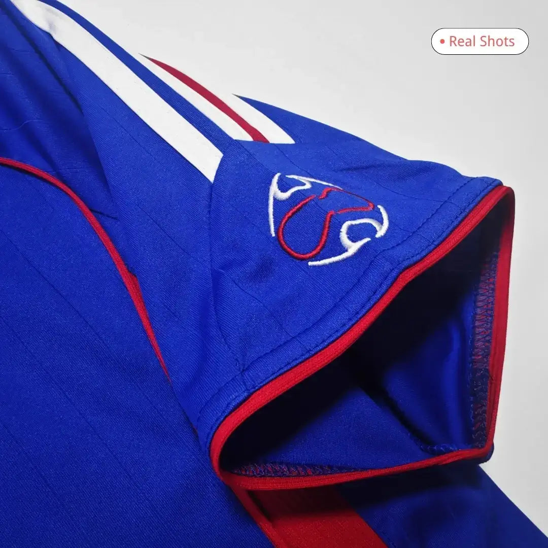Camiseta de fútbol retro local de Francia 2006