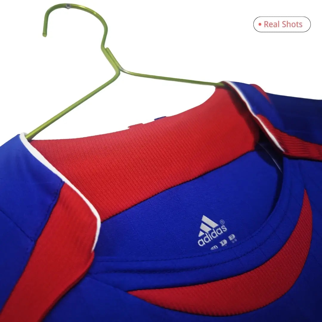 Camiseta de fútbol retro local de Francia 2006