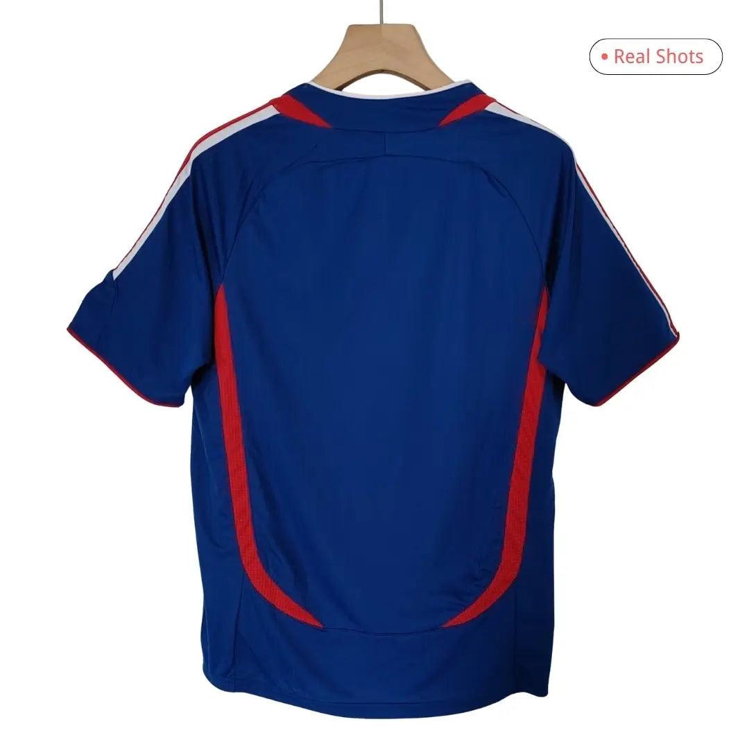 Camiseta de fútbol retro local de Francia 2006