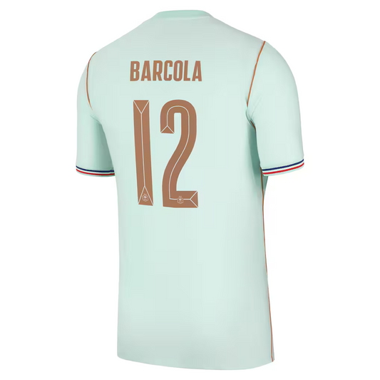 BARCOLA #12 France Away Soccer Jersey 2026 World Cup