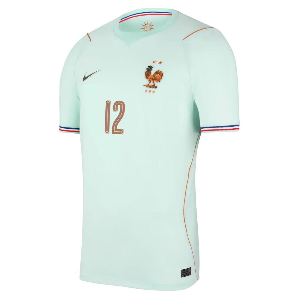 BARCOLA #12 France Away Soccer Jersey 2026 World Cup