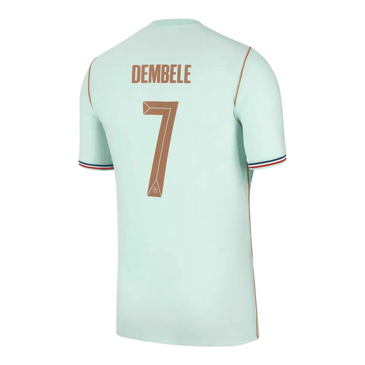 DEMBELE #7 France Away Soccer Jersey 2026 World Cup