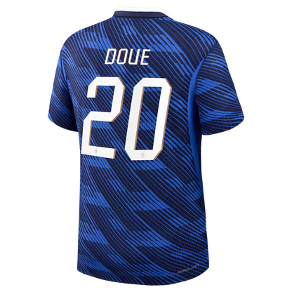 Doue #20 France Player Version Home Soccer Jersey 2026 World Cup