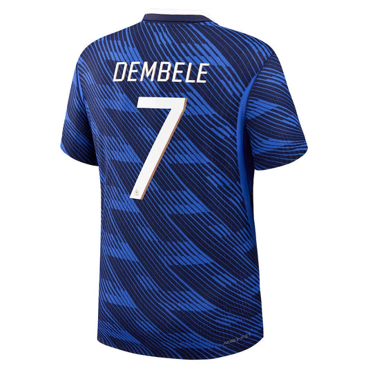 Dembele #7 France Player Version Home Soccer Jersey 2026 World Cup