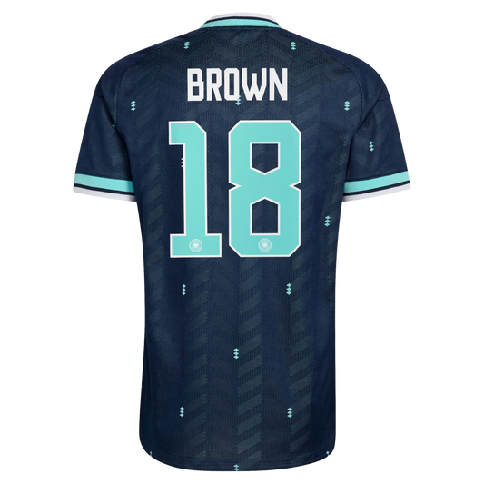 BROWN #18 Germany Player Version Away Soccer Jersey 2026 World Cup