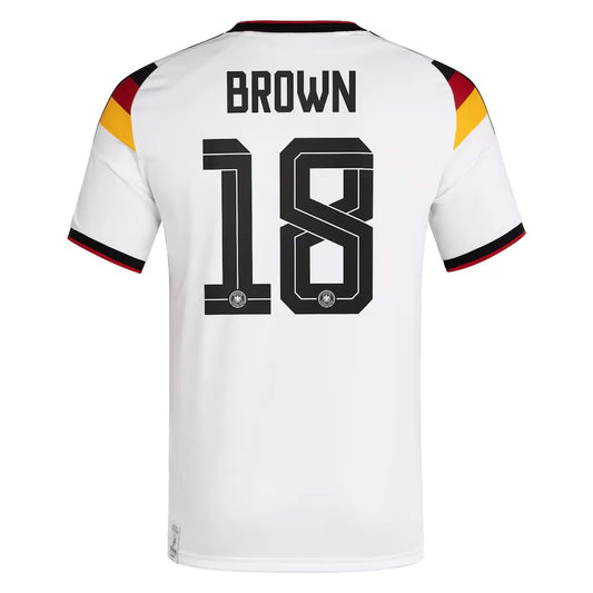 BROWN #18 Germany Home Soccer Jersey 2026 World Cup