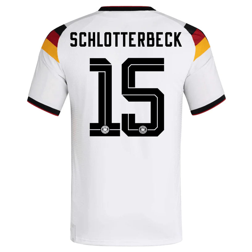 SCHLOTTERBECK #15 Germany Player Version Home Soccer Jersey 2026 World Cup