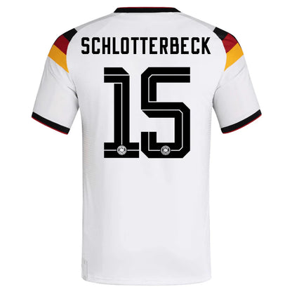 SCHLOTTERBECK #15 Germany Player Version Home Soccer Jersey 2026 World Cup