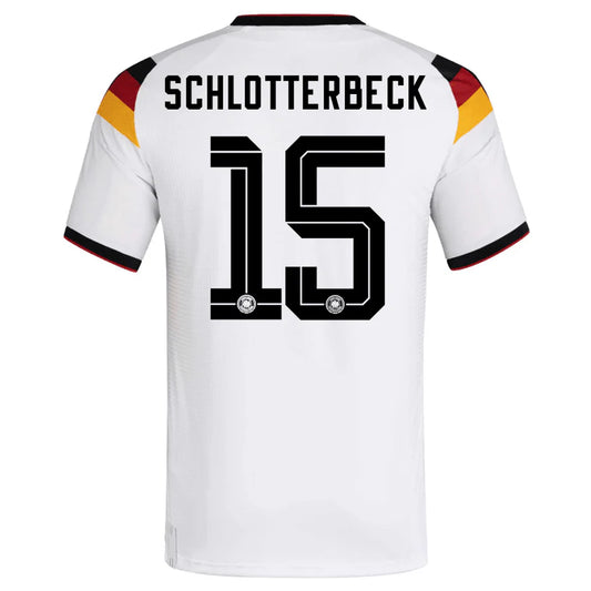 SCHLOTTERBECK #15 Germany Player Version Home Soccer Jersey 2026 World Cup