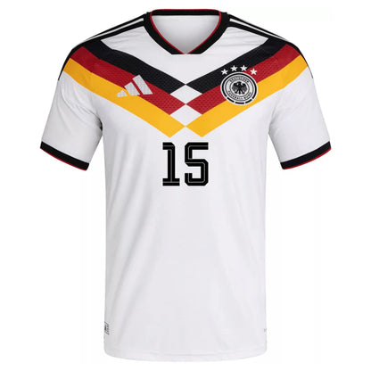 SCHLOTTERBECK #15 Germany Player Version Home Soccer Jersey 2026 World Cup
