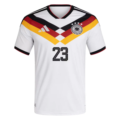 Maillot domicile de football KIMMICH n°6, version joueur Allemagne, Coupe du Monde 2026