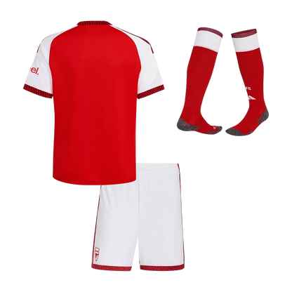 Kit de fútbol local Gunners para niños (camiseta+pantalones cortos) 2026/27 rojo