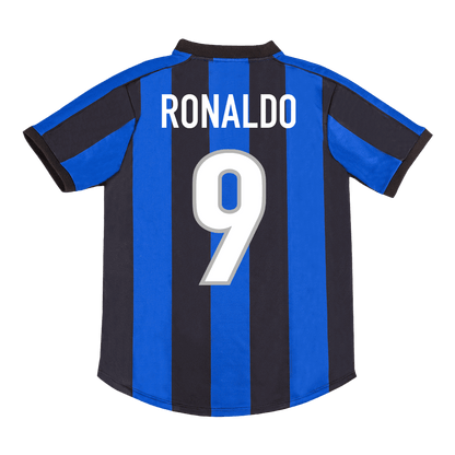 Camiseta retro de fútbol del Inter de Milán 2009/10, número 9, de Ronaldo