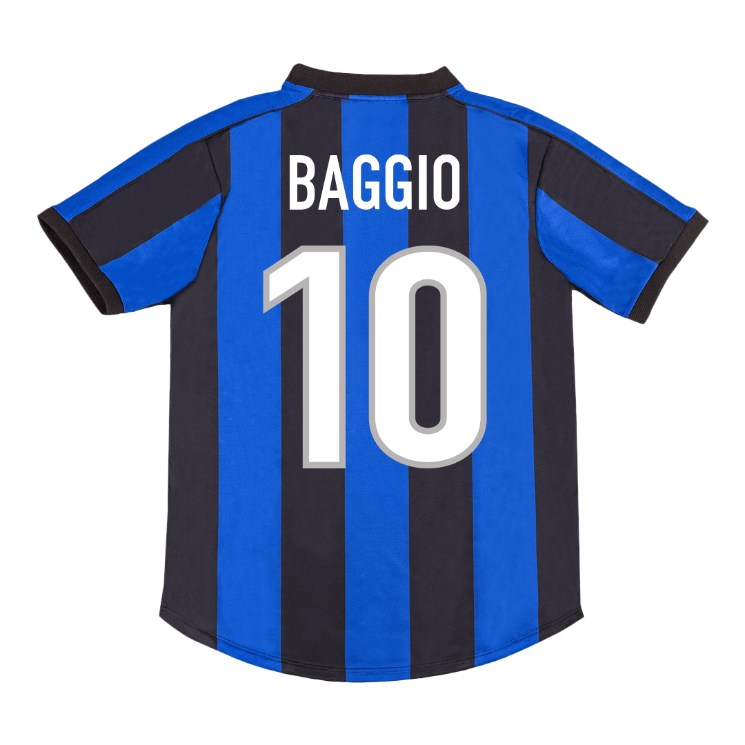 Camiseta retro de fútbol del Inter de Milán 2009/10, número 10, de Baggio