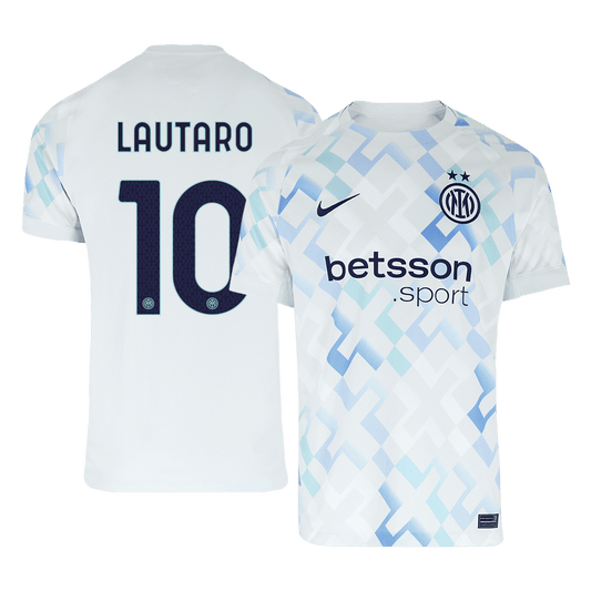 Camiseta de fútbol LAUTARO #10 Inter Milan 2ª equipación 2025/26