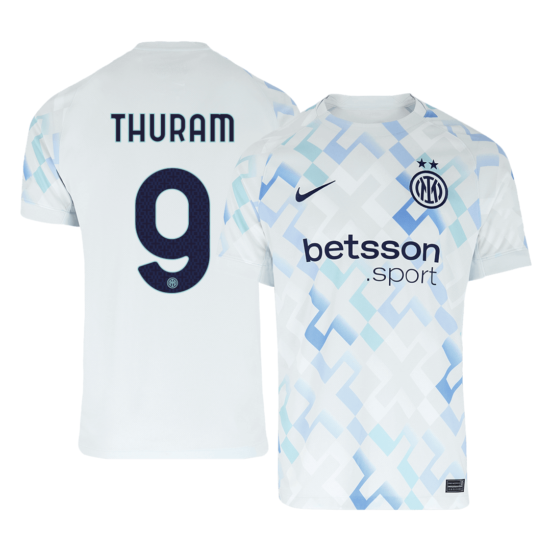 Camiseta de visitante del Inter de Milán 2025/26, número 9, Thuram