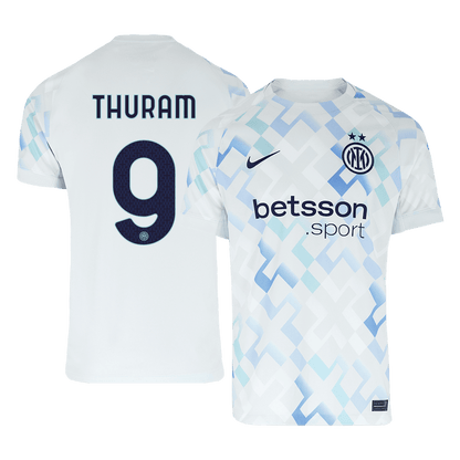 Camiseta de visitante del Inter de Milán 2025/26, número 9, Thuram