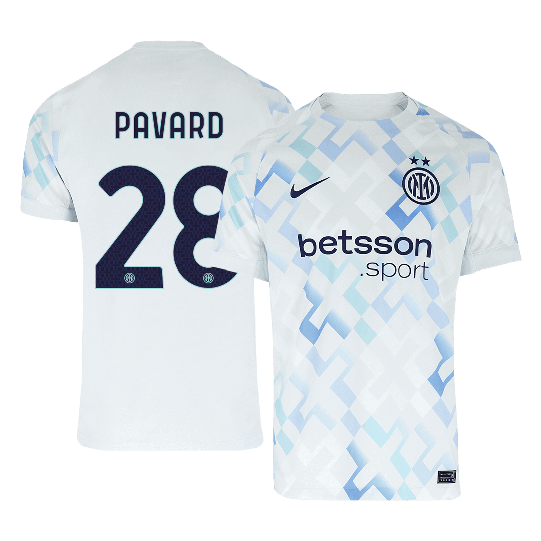 Camiseta de fútbol visitante del Inter de Milán PAVARD #28 temporada 2025/26