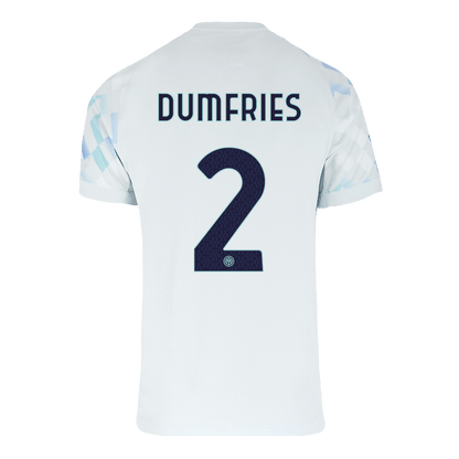 Camiseta de fútbol visitante del Inter de Milán DUMFRIES #2 2025/26