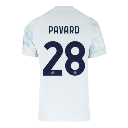 Camiseta de fútbol visitante del Inter de Milán PAVARD #28 temporada 2025/26