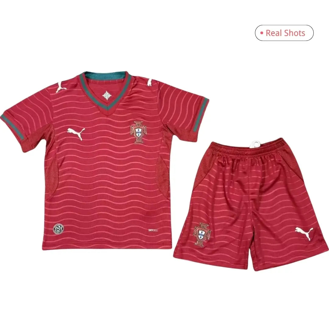 Equipación infantil de Portugal para la Copa Mundial de la FIFA 2026 - Camiseta + Pantalón corto