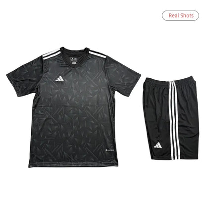 Equipación de fútbol personalizada en blanco para niño - Camiseta + Pantalón corto R025
