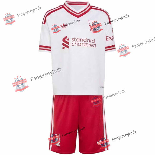 Tenue domicile enfant de Liverpool - Maillot + Short 2025/26