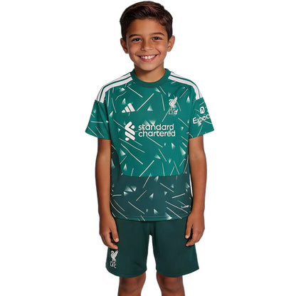 Kid's Liverpool Goalkeeper Kit - Jersey+Shorts 2026/27