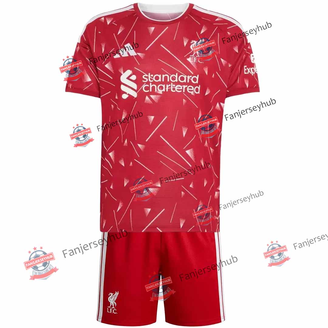 Kid's The Reds Home Kit - Jersey+Shorts 2026/27