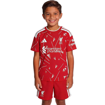 Kid's Liverpool Home Kit - Jersey+Shorts 2026/27
