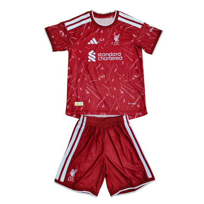 Kid's Liverpool Home Jersey Kit Player Version - Jersey+Shorts 2026/27
