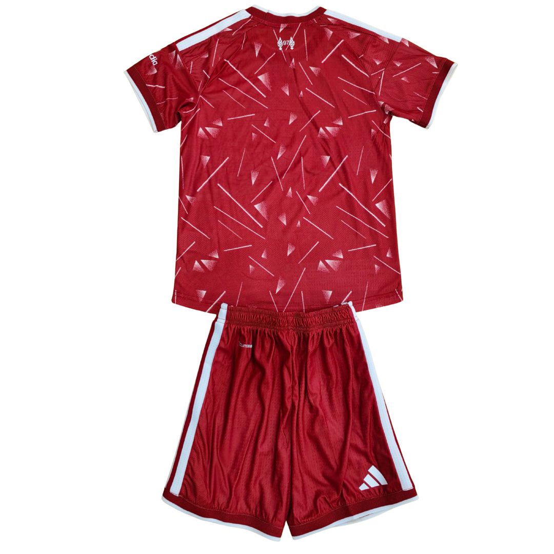 Kid's Liverpool Home Jersey Kit Player Version - Jersey+Shorts 2026/27