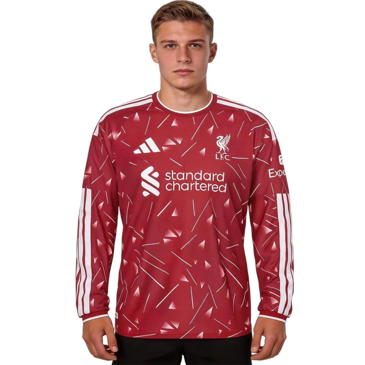 Camiseta de manga larga del Liverpool para la temporada 2025/26