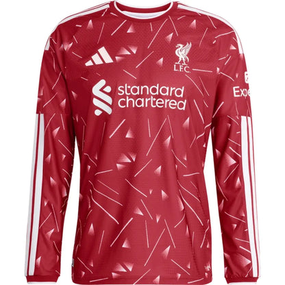 Camiseta de manga larga del Liverpool para la temporada 2025/26
