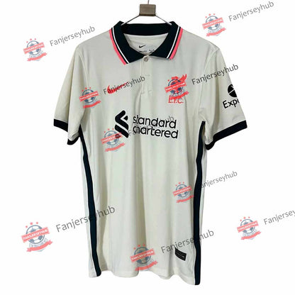 Maillot de football rétro extérieur de Liverpool 2000/01
