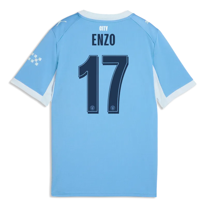 Maillot domicile de Manchester City FODEN n° 47, saison 2025/26, bleu