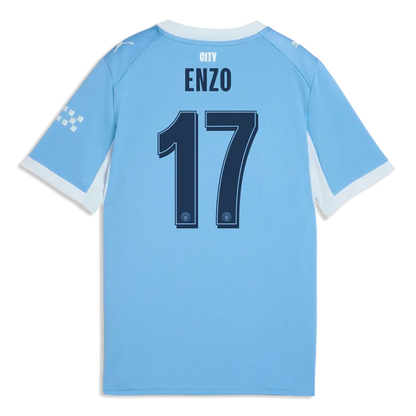 Maillot domicile de Manchester City FODEN n° 47, saison 2025/26, bleu