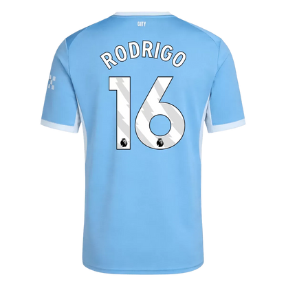 RODRIGO #16 Manchester City Home Soccer Jersey 2026/27 Blue