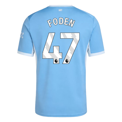 FODEN #47 Manchester City Home Soccer Jersey 2026/27 Blue