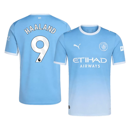 HAALAND #9 Manchester City Home Soccer Jersey 2026/27 Blue