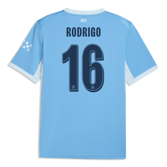 RODRIGO #16 Manchester City Home Soccer Jersey 2026/27 - UCL